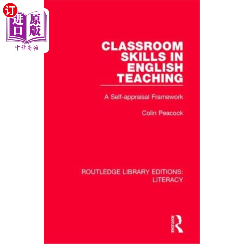 海外直订Classroom Skills in English Teaching: A Self-Appraisal Framework 英语教学中的课堂技能：一个自我评价框架
