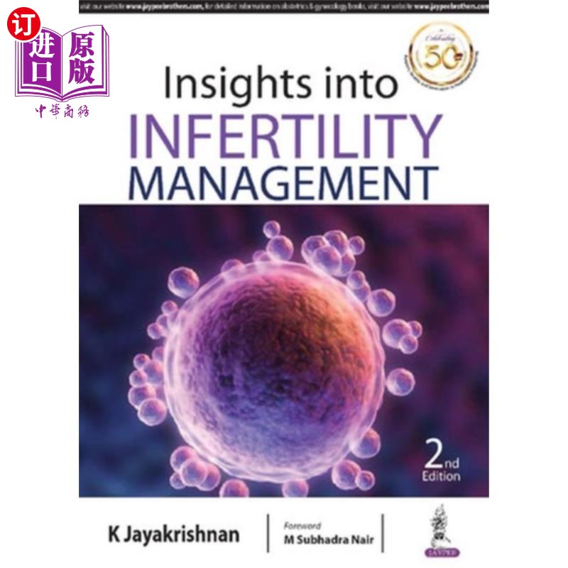 海外直订医药图书Insights into Infertility Management 不孕不育管理的见解