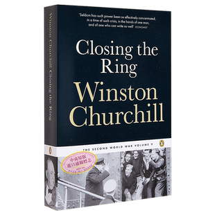 丘吉尔二战回忆录 5 英文原版 The Second World War 5 Closing the Ring Winston Churchill【中商原版】