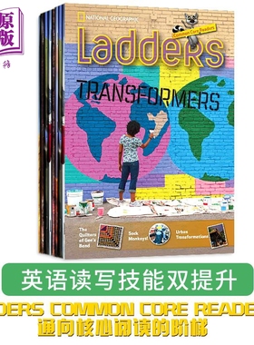 美国国家地理阶梯阅读核心阅读系列3级6册 National Geographic Ladders 初高中英语分级阅读 蓝思值980L-1010L【中商原版】