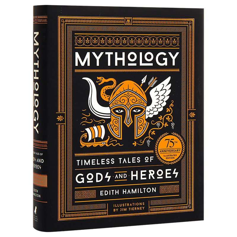 【中商原版】希腊罗马神话 75周年插图版 英文原版 Mythology: Timeless Tales of Gods and Heroes 精装 Edith Hamilton