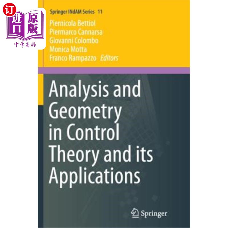 海外直订Analysis and Geometry in Control Theory and Its Applications 控制理论中的分析与几何及其应用