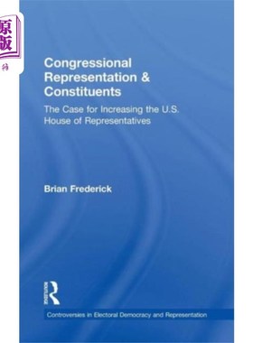 海外直订Congressional Representation & Constituents 国会代表和选民