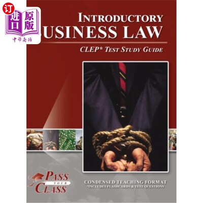海外直订Introductory Business Law CLEP Test Study Guide 商法CLEP考试入门学习指南