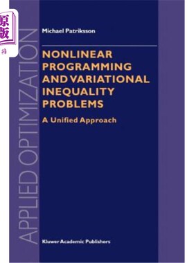 海外直订Nonlinear Programming and Variational Inequality Problems: A Unified Approach 非线性规划与变分不等式问题：