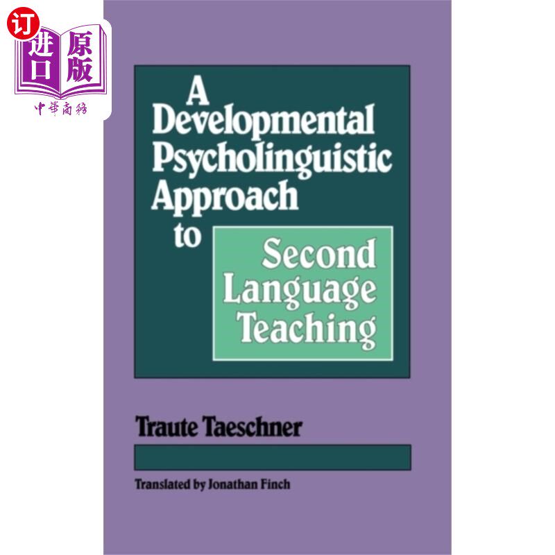 海外直订Developmental Psycholinguistic Approach to Secon... 第二语言教学的发展心理语言学方法