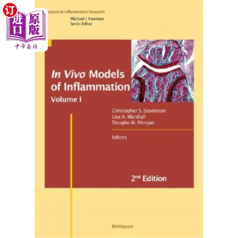 海外直订医药图书In Vivo Models of Inflammation: Volume 1 炎症的体内模型:第1卷