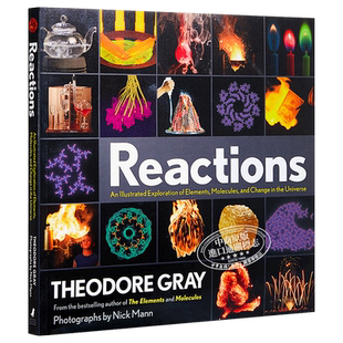 视觉之旅 奇妙的化学反应 彩色典藏版 Reactions An Illustrated Exploration 英文原版 Theodore Gray 科普书籍【中商原版】