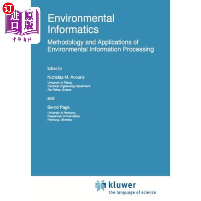 海外直订Environmental Informatics: Methodology and Applications of Environmental Informa 环境信息学：环境信息处理的