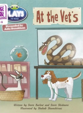 海外直订Julia Donaldson Plays Orange/1A At the Vet's 6-pack 茱莉亚·唐纳森在兽医的6包里玩橙色/1A