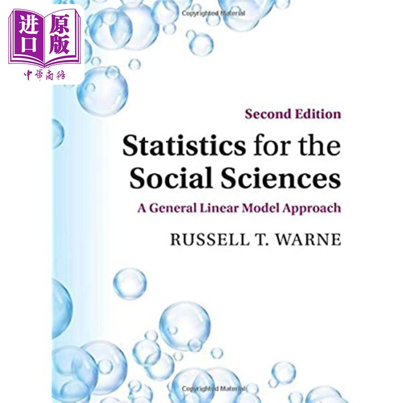 现货 社会科学统计 一般线性模型方法 第2版 Statistics for the Social Sciences 英文原版 Russell T Warne【中商原版】
