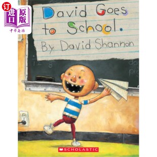 海外直订David Goes to School 大卫上学去了