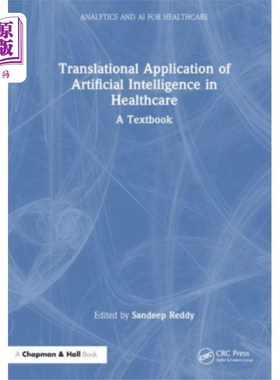 海外直订医药图书Translational Application of Artificial Intellig... 人工智能在医疗保健中的转化应用