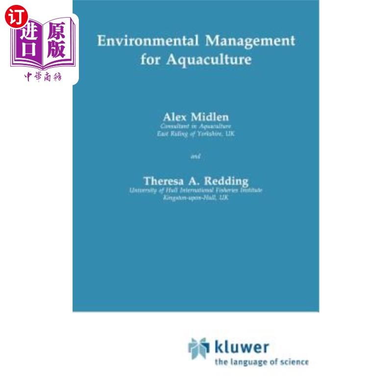海外直订Environmental Management for Aquaculture 水产养殖的环境管理