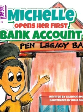 海外直订Michelle Opens Her First Bank Account 米歇尔开了她的第一个银行账户