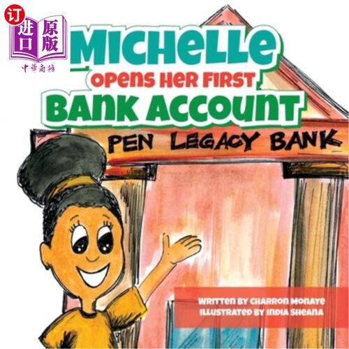 海外直订Michelle Opens Her First Bank Account 米歇尔开了她的第一个银行账户