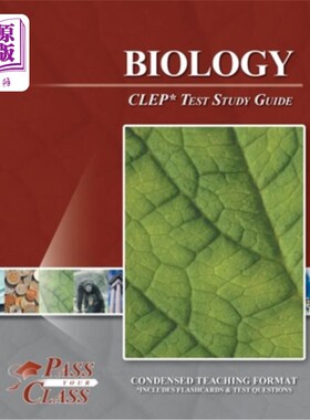 海外直订Biology CLEP Test Study Guide 生物CLEP考试学习指南