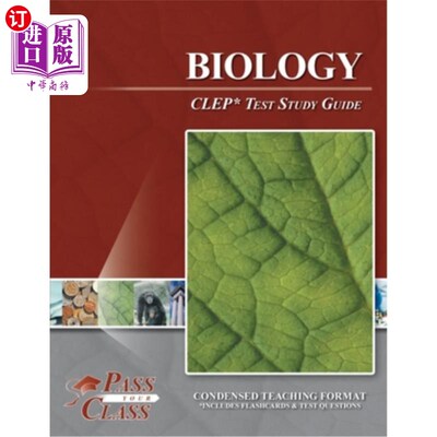 海外直订Biology CLEP Test Study Guide 生物CLEP考试学习指南