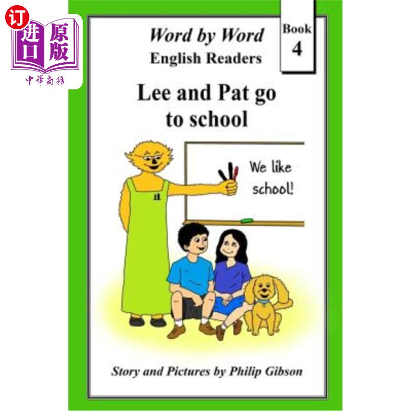 海外直订Lee and Pat go to school: (Monochrome Version) 李和帕特上学：（单色版）
