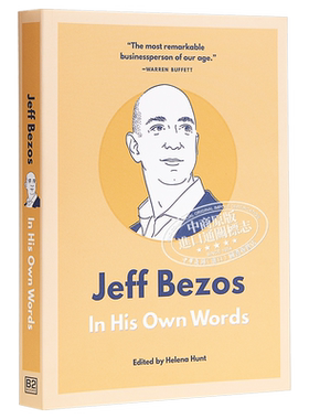 预售 杰夫·贝索斯——用他自己的话来说 英文原版 Jeff Bezos: In His Own Words【中商原版】
