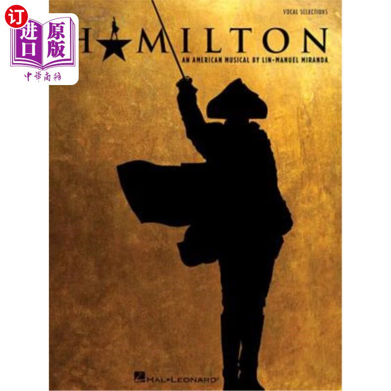 海外直订Hamilton: Vocal Selections 汉密尔顿：声乐选择
