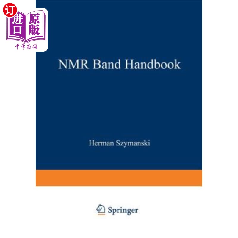海外直订NMR Band Handbook 核磁共振谱带手册