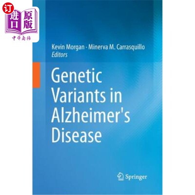 海外直订医药图书Genetic Variants in Alzheimer's Disease 阿尔茨海默病的遗传变异