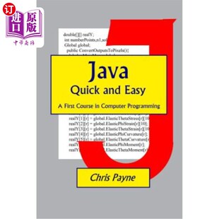 Programming 第一门课程 Easy Course First and Java快速简便：计算机编程 海外直订Java Computer Quick
