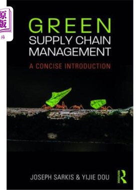 海外直订Green Supply Chain Management: A Concise Introduction 绿色供应链管理简介