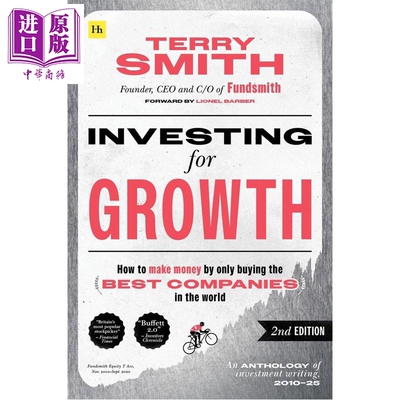 预售 成长型投资指南 第二版 如何通过精选全球优质公司盈利 英文原版 Investing for Growth Terry Smith 投资理财金融基金