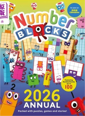 数字积木年鉴手册2026 Numberblocks Annual 2026 英文原版 儿童卡通动画绘本 益智谜题游戏书 数字积木 3岁以上【中商原版】