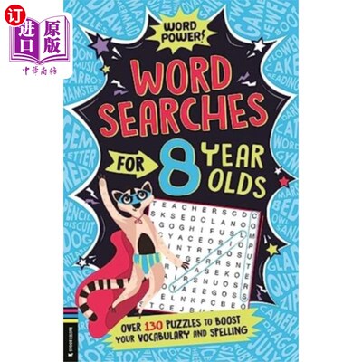 海外直订Wordsearches for 8 Year Olds 8岁儿童的词汇搜索