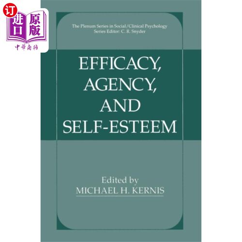海外直订Efficacy, Agency, and Self-Esteem 效能、能动性和自尊