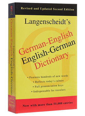 【中商原版】德语英语 英德词典字典 英文原版 German-English Dictionary