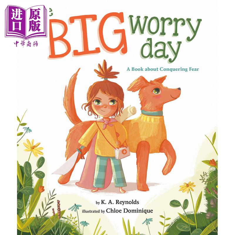 现货 Chloe Dominique The Big Worry Day 忧愁的一天 英文原版 进口图书 儿童绘本 故事图画书【中商原版】