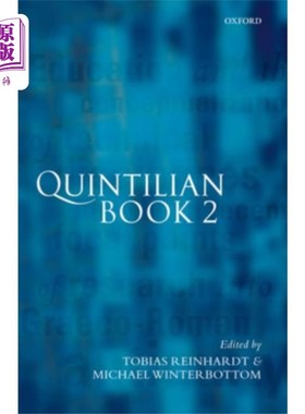 海外直订Quintilian Institutio Oratoria Book 2 昆蒂莲演讲学院2