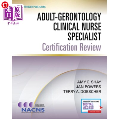 海外直订医药图书Adult-Gerontology Clinical Nurse Specialist Certification Review 成人-老年临床护理专家认证评审