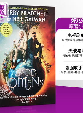 预售 好兆头 原著小说 英版平装 电视剧封面版 Good Omens 英文原版 Neil Gaiman Terry Pratchett 影视周边书