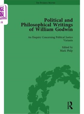 海外直订The Political and Philosophical Writings of William Godwin Vol 4 威廉·戈德温的政治和哲学著作第四卷