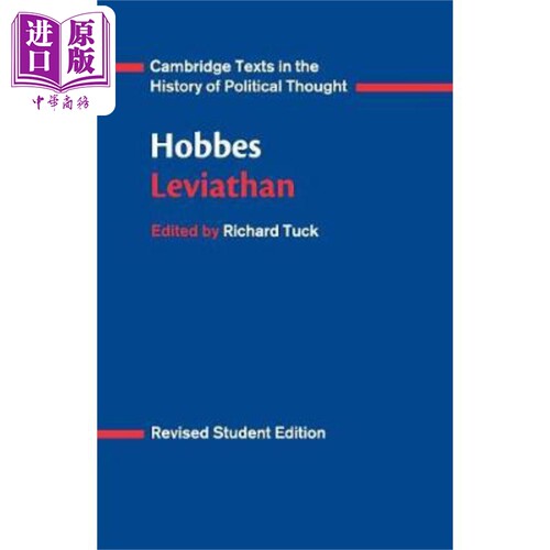 霍布斯 利维坦 修订学生版 Hobbes Leviathan 英文原版 Thomas Hobbes 经典哲学读物【中商原版】