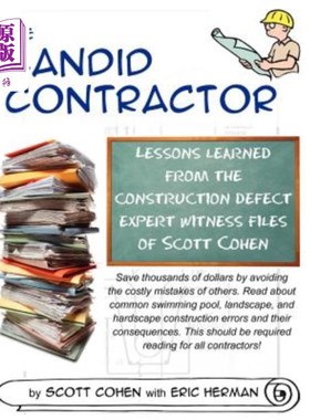 海外直订The Candid Contractor: Lessons Learned from the Construction Defect Expert Witne 坦诚的承包商：从斯科特·科