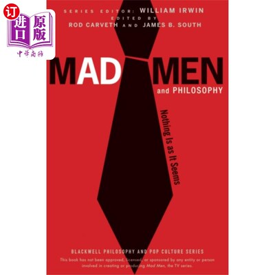 海外直订Mad Men and Philosophy - Nothing Is as It Seems 《广告狂人》和《哲学》:表里不一