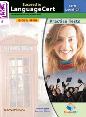 Succeed in LanguageCert - CEFR C1 - Practice Tests 朗思考试-CEFRC1-练习测试-带答案的套印版 英文原版进口【中商原版】
