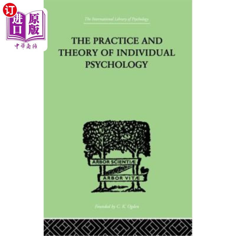 海外直订医药图书The Practice and Theory of Individual Psychology 个体心理学的实践与理论