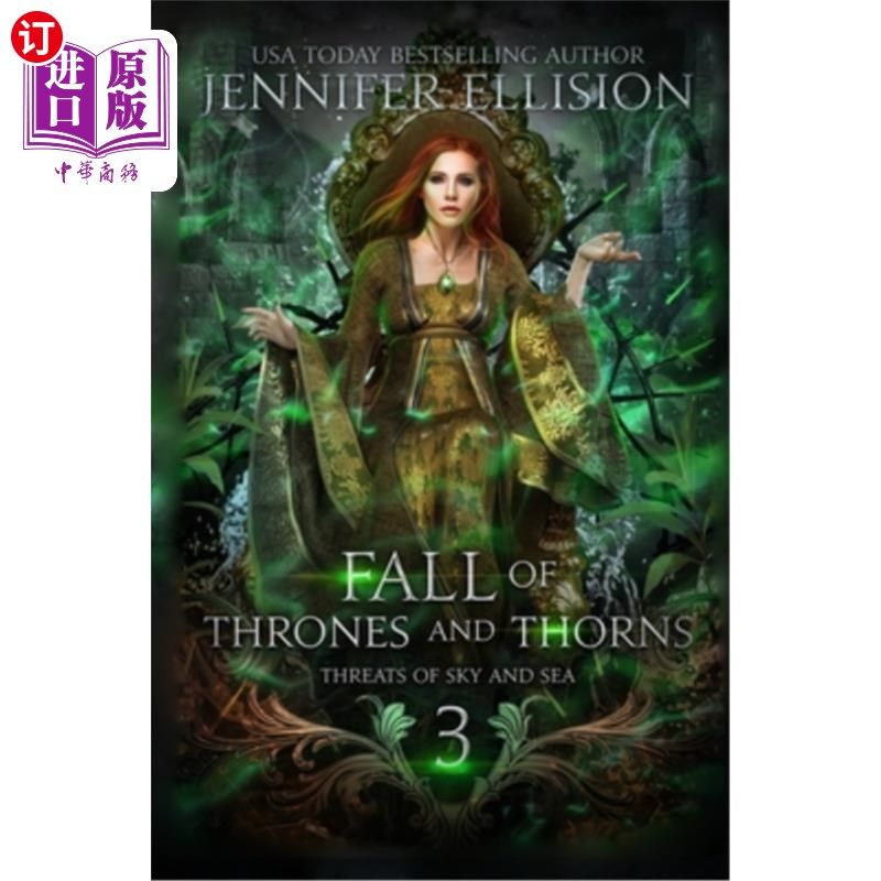 海外直订Fall of Thrones and Thorns 宝座和荆棘的坠落