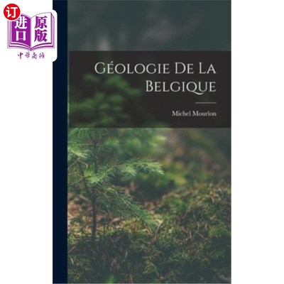 海外直订Géologie de la Belgique 比利时的地质