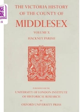 海外直订A History of the County of Middlesex 米德尔塞克斯郡历史