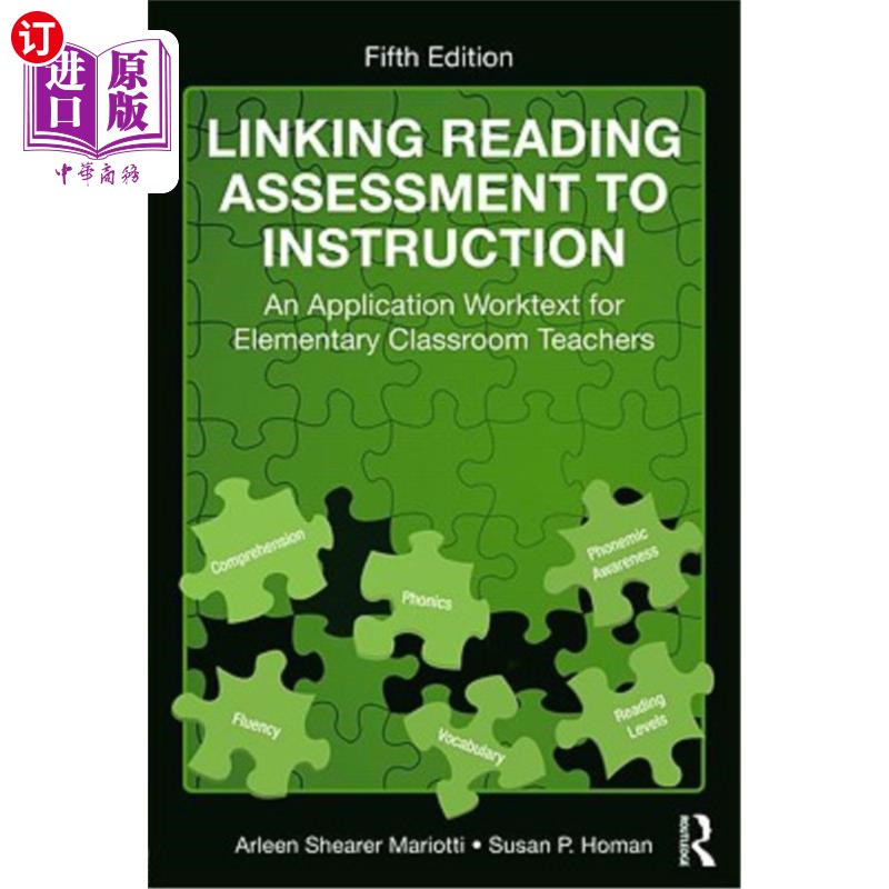 海外直订Linking Reading Assessment to Instruction: An Application Worktext for Elementar 阅读评估与教学的联系:小学