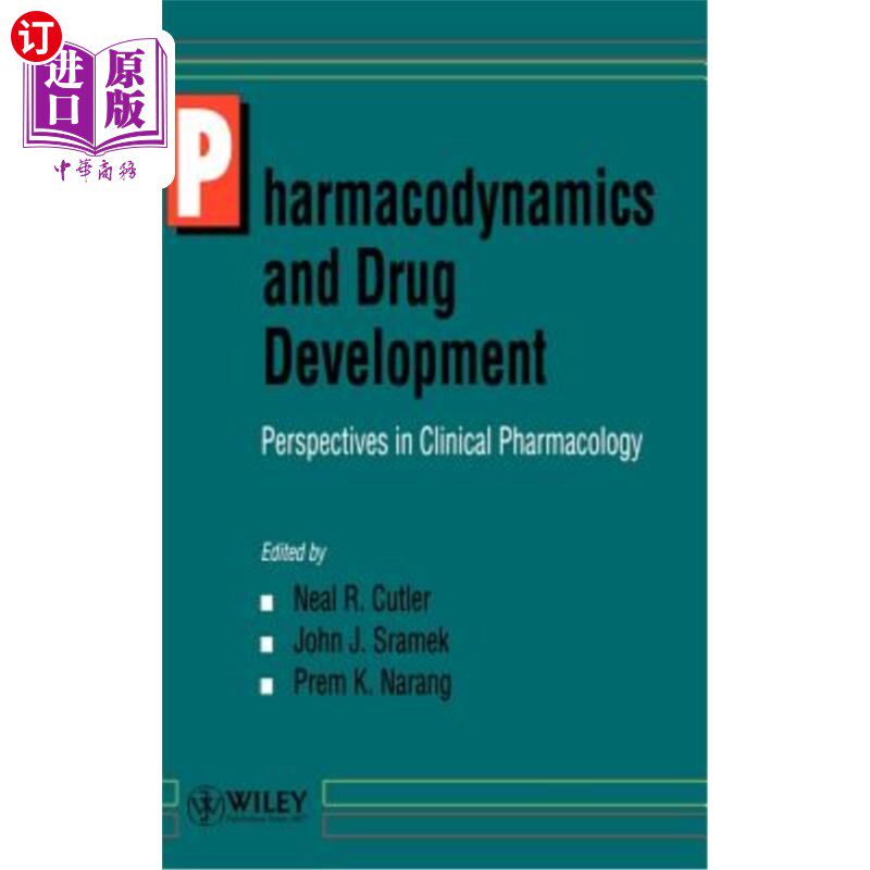 海外直订医药图书Pharmacodynamics and Drug Development: Perspectives in Clinical Pharmacology 药效学与药物开发-临床