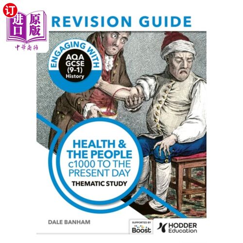 海外直订Engaging with AQA GCSE (9-1) History Revision Gu... 参与AQA GCSE(9-1)历史修订指南:健康与人民，从1000年到现